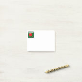 Post-it® Drapeau du Bangladesh (Sur un bureau)