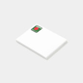 Post-it® Drapeau du Bangladesh (Incliné)