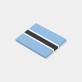 Post-it® Drapeau du Botswana (Incliné)