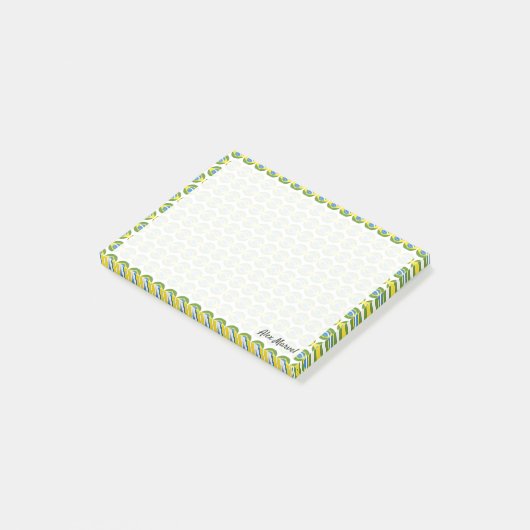 Post-it® Drapeau du Brésil Emojis (Incliné)