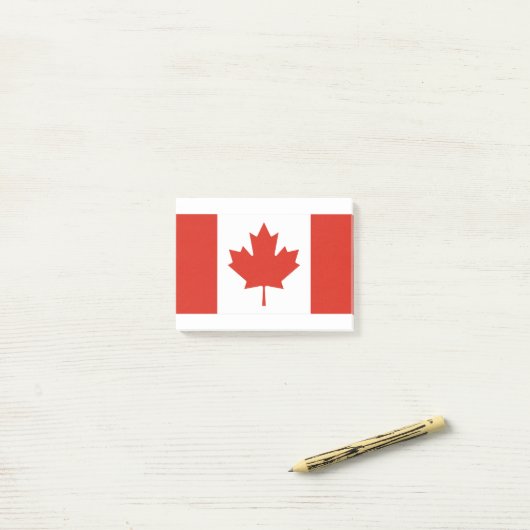 Post-it® Drapeau du Canada (Sur un bureau)