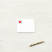 Post-it® Drapeau du Japon (Sur un bureau)