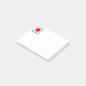 Post-it® Drapeau du Japon (Incliné)