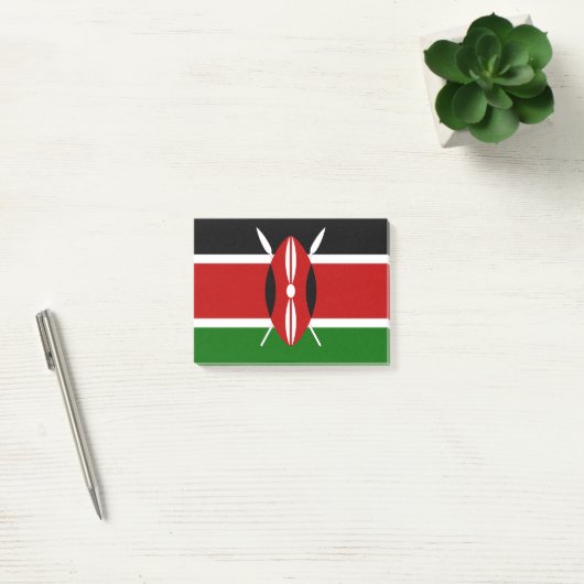 Post-it® Drapeau du Kenya (Bureau)