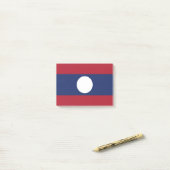 Post-it® Drapeau du Laos (Sur un bureau)