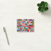 Post-it® Drapeau du monde (Bureau)