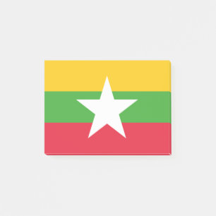 Post-it® Drapeau du Myanmar