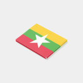 Post-it® Drapeau du Myanmar (Incliné)