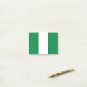 Post-it® Drapeau du Nigeria (Sur un bureau)