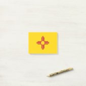 Post-it® Drapeau du Nouveau Mexique (Sur un bureau)
