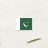 Post-it® Drapeau du Pakistan (Sur un bureau)