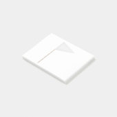 Post-it® Drapeau du triangle blanc (Incliné)