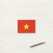 Post-it® Drapeau du Vietnam (Sur un bureau)