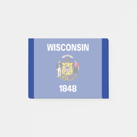 Post-it® Drapeau du Wisconsin (Devant)