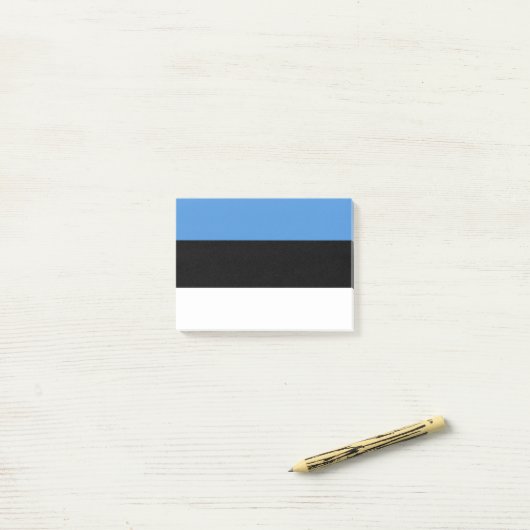 Post-it® Drapeau estonien (Sur un bureau)