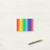 Post-it® Drapeau gay pride moderne motif amusant coloré (Sur un bureau)
