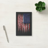 Post-it® Drapeau Grunge U.S.A (Bureau)