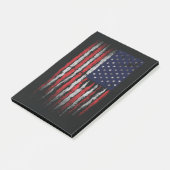 Post-it® Drapeau Grunge U.S.A (Incliné)