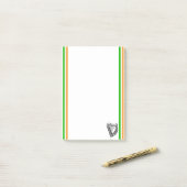 Post-it® Drapeau irlandais de rayures (Sur un bureau)