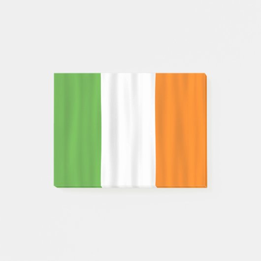 Post-it® Drapeau irlandais Vert Blanc Orange Post-it (Devant)