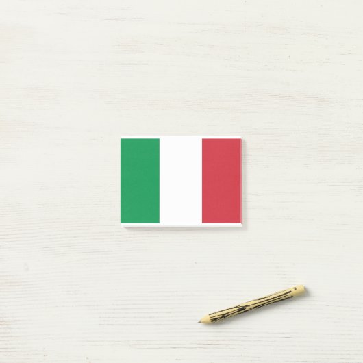 Post-it® Drapeau Italie (Sur un bureau)