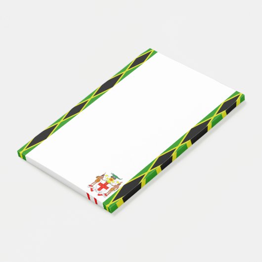 Post-it® Drapeau jamaïcain de rayures (Incliné)