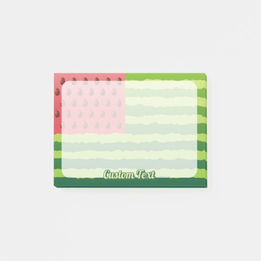 Post-it® Drapeau Pastèque (Devant)