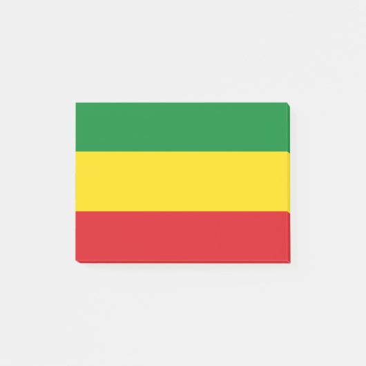 Post-it® Drapeau rastafari éthiopien Rasta (Devant)