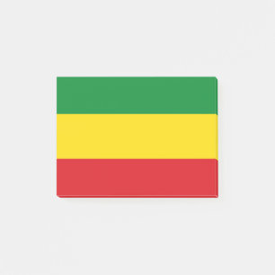 Post-it® Drapeau rastafarien Rasta Ethiopie
