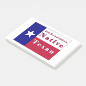 Post-it® Drapeau texan natif de 4e génération (Incliné)