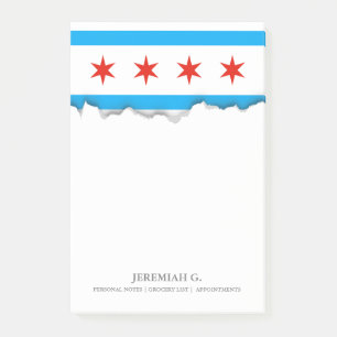 Post-it® Drapeau traditionnel de Chicago