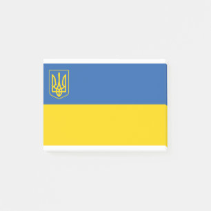 Post-it® Drapeau-Ukraine-avec-Trident