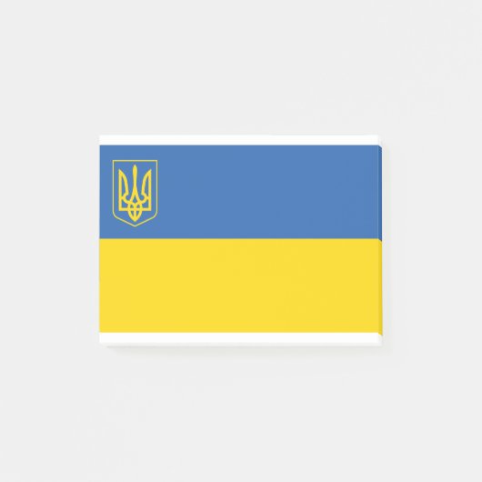 Post-it® Drapeau-Ukraine-avec-Trident (Devant)
