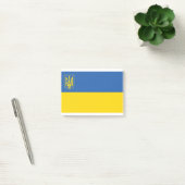 Post-it® Drapeau-Ukraine-avec-Trident (Bureau)