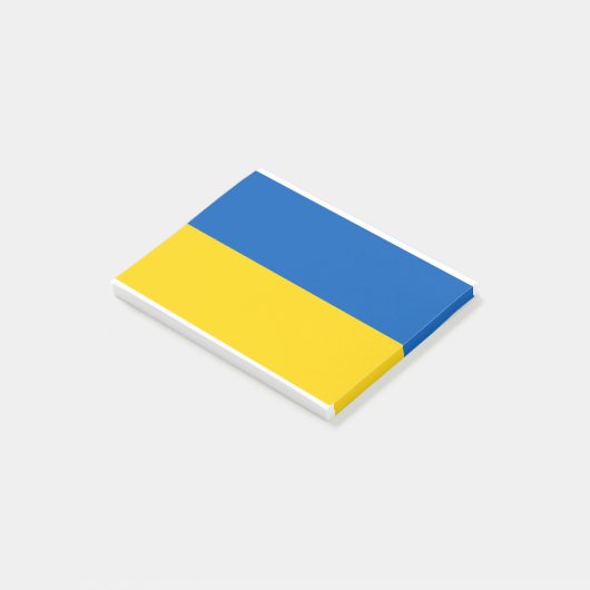 Post-it® Drapeau ukrainien (Incliné)