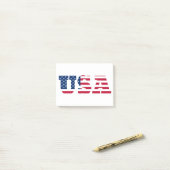 Post-it® Drapeau USA Patriotique (Sur un bureau)