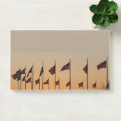 Post-it® Drapeaux au coucher du soleil American Patriotic U (Bureau)