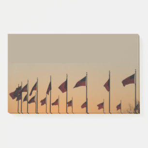 Post-it® Drapeaux au coucher du soleil American Patriotic U