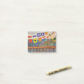 Post-it® Drapeaux de signal nautique de joyeux anniversaire (Sur un bureau)