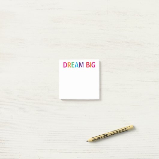 Post-it® Dream Big Bright (Sur un bureau)