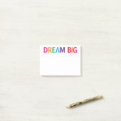 Post-it® Dream Big Bright (Sur un bureau)