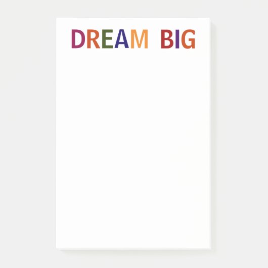 Post-it® Dream Big Multicolore (Devant)