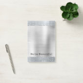 Post-it® Dreamy Glitzy Silver Sparkle (Bureau)