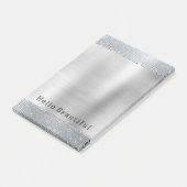 Post-it® Dreamy Glitzy Silver Sparkle (Incliné)