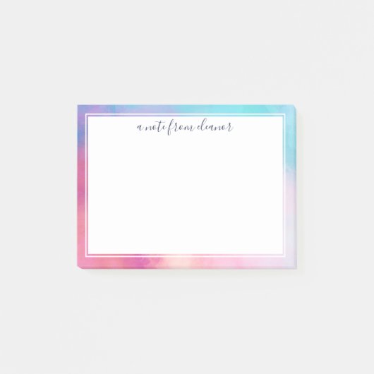 Post-it® Dreamy Pastel Abstrait Une Note De (Devant)