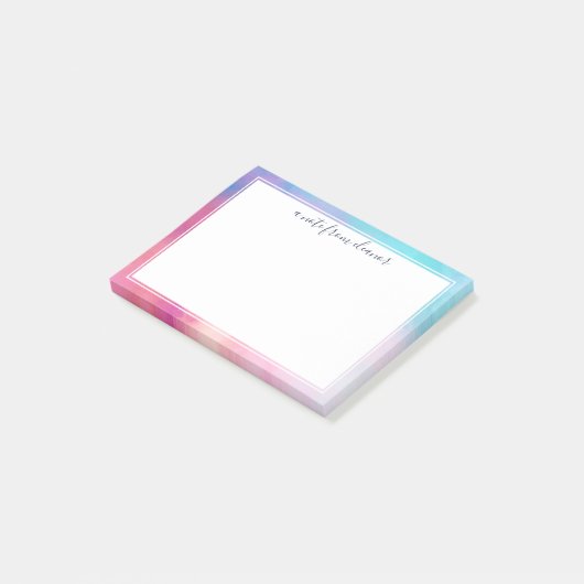 Post-it® Dreamy Pastel Abstrait Une Note De (Incliné)