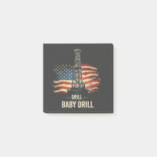 Post-it® Drill Baby Drill American Trump Energy Economy
