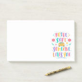 Post-it® Drive safe someone loves you (Sur un bureau)