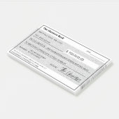 Post-it® Droit d'attraction Parties scintillant argent Fill (Incliné)