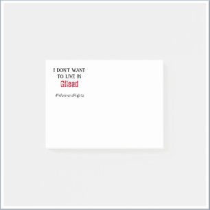 Post-it® Droits des femmes anti Gilead